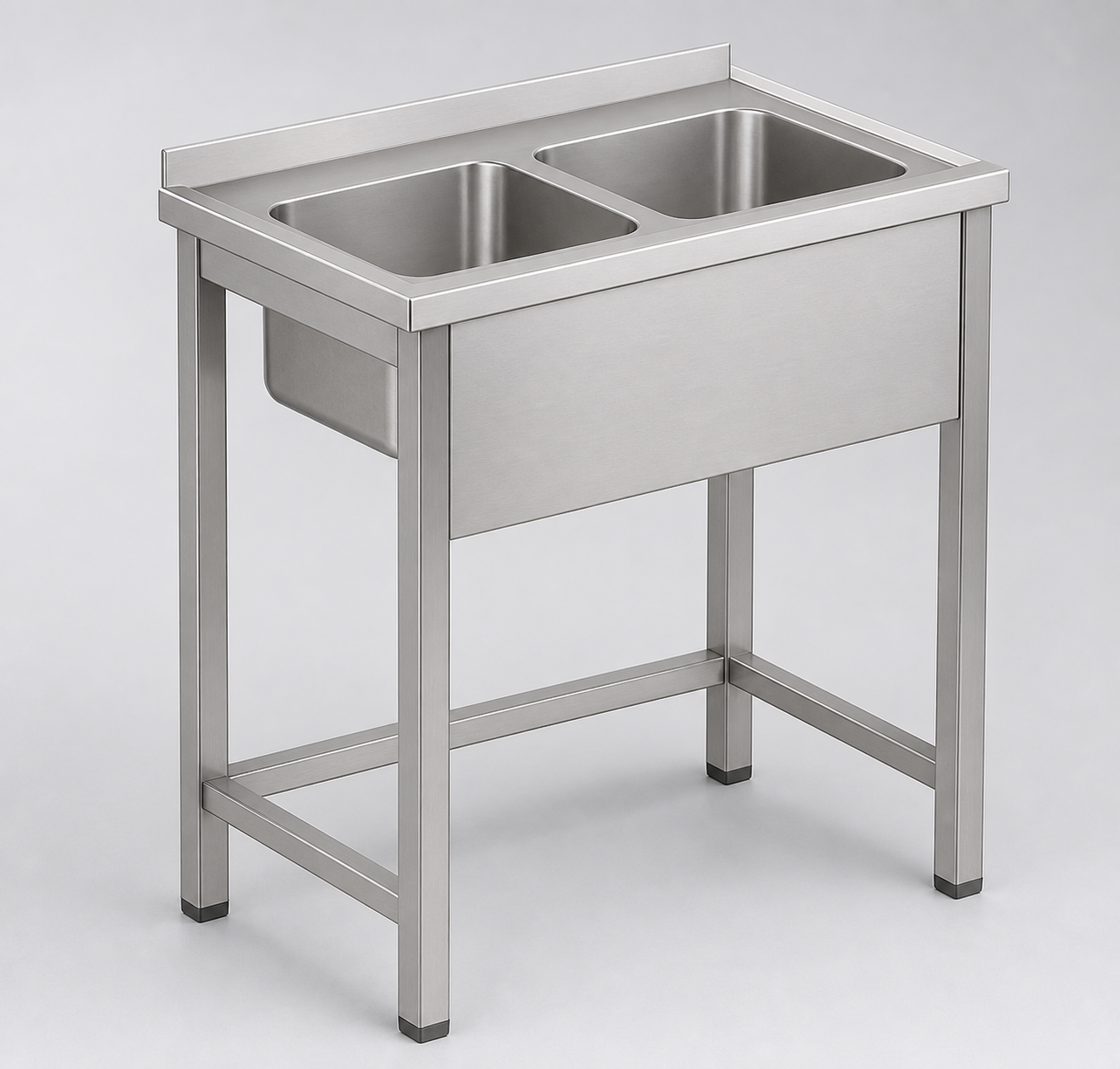 2 medencés mosogatók 950x500, medence 400x400x250/300 – 1