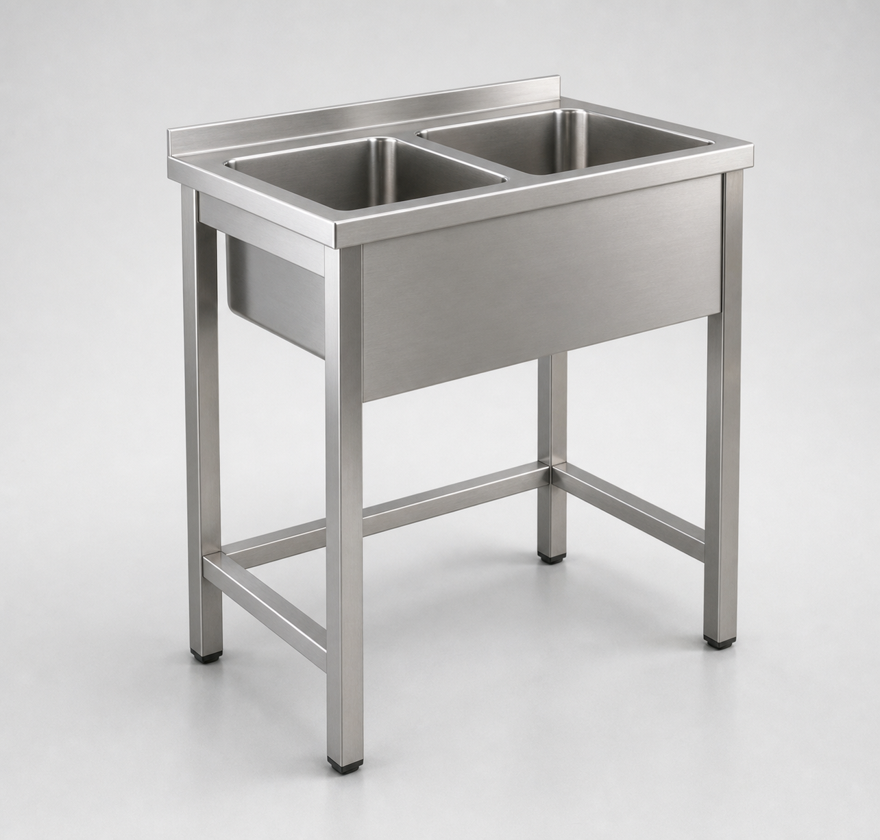 2 medencés mosogatók 950x500, medence 400x400x250/300 – 2